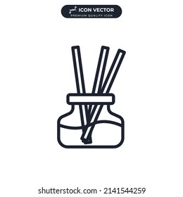 aroma therapy icon symbol template for graphic and web design collection logo vector illustration