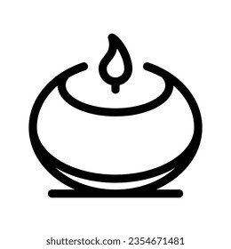 Icono de tratamiento de Aroma Símbolo de diseño Ilustración de vectores