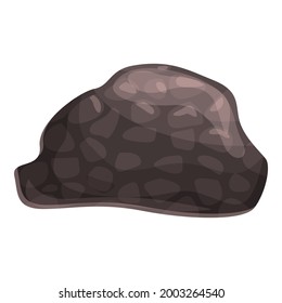 Aroma truffle icon cartoon vector. Food fungi. Mushroom truffle