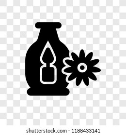 Aroma vector icon isolated on transparent background, Aroma transparency logo concept
