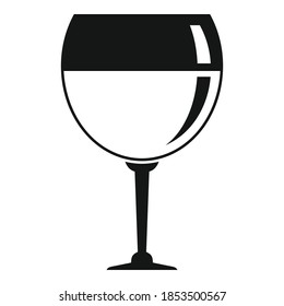 Aroma wineglass icon. Simple illustration of aroma wineglass vector icon for web design isolated on white background