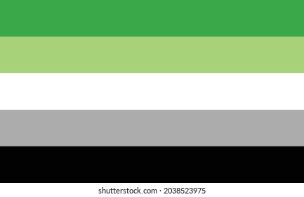 Aromantic Pride Flag background, graphic design icon sign mockup editable template for web and print EPS 10 Vector Clip Art