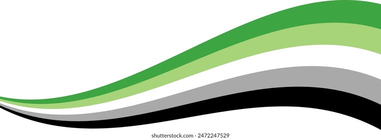 Aromanticismo Anuncio de cinta. Fondo del Orgullo LGBTQIA+