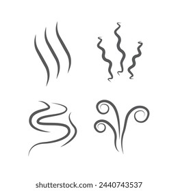 Aromas vaporize icon design, isolated on white background, vector illustration