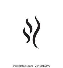 Aromas vaporize icon. Smells vector line icon, hot aroma, stink or cooking steam symbols, smelling or vapor, smoking or odors sign on white background for your design