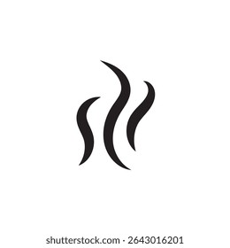 Aromas vaporize icon. Smells vector line icon, hot aroma, stink or cooking steam symbols, smelling or vapor, smoking or odors sign on white background for your design