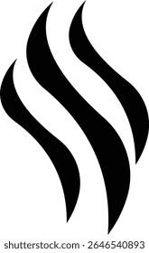 Aromas vaporize ícone trendy plana mão desenhado linha cômica doodle. Cheira a vetor, aroma a quente, aroma a ar, fedor ou símbolos de vapor de cozinha, cheiro ou vapor, fumo ou odores. silhueta de nuvens ou vento.