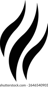 Aromas vaporize ícone trendy plana mão desenhado linha cômica doodle. Cheira a vetor, aroma a quente, aroma a ar, fedor ou símbolos de vapor de cozinha, cheiro ou vapor, fumo ou odores. silhueta de nuvens ou vento.
