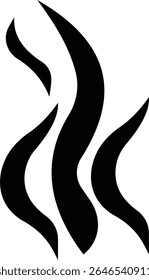 Aromas vaporize ícone trendy plana mão desenhado linha cômica doodle. Cheira a vetor, aroma a quente, aroma a ar, fedor ou símbolos de vapor de cozinha, cheiro ou vapor, fumo ou odores. silhueta de nuvens ou vento.