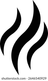 Aromas vaporize ícone trendy plana mão desenhado linha cômica doodle. Cheira a vetor, aroma a quente, aroma a ar, fedor ou símbolos de vapor de cozinha, cheiro ou vapor, fumo ou odores. silhueta de nuvens ou vento.