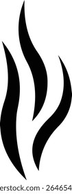 Aromas vaporize ícone trendy plana mão desenhado linha cômica doodle. Cheira a vetor, aroma a quente, aroma a ar, fedor ou símbolos de vapor de cozinha, cheiro ou vapor, fumo ou odores. silhueta de nuvens ou vento.