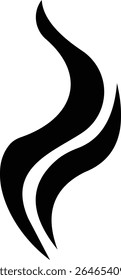 Aromas vaporize ícone trendy plana mão desenhado linha cômica doodle. Cheira a vetor, aroma a quente, aroma a ar, fedor ou símbolos de vapor de cozinha, cheiro ou vapor, fumo ou odores. silhueta de nuvens ou vento.