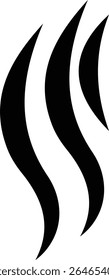 Aromas vaporize icon trendy flat hand drawn line comic doodle. Smells vector, hot aroma air fragrance , stink or cooking steam symbols, smelling or vapor, smoking or odors. cloud or wind silhouette.