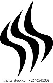 Aromas vaporize ícone trendy plana mão desenhado linha cômica doodle. Cheira a vetor, aroma a quente, aroma a ar, fedor ou símbolos de vapor de cozinha, cheiro ou vapor, fumo ou odores. silhueta de nuvens ou vento.