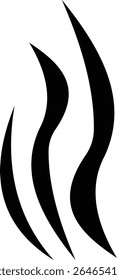 Aromas vaporize ícone trendy plana mão desenhado linha cômica doodle. Cheira a vetor, aroma a quente, aroma a ar, fedor ou símbolos de vapor de cozinha, cheiro ou vapor, fumo ou odores. silhueta de nuvens ou vento.