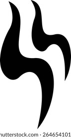 Aromas vaporize ícone trendy plana mão desenhado linha cômica doodle. Cheira a vetor, aroma a quente, aroma a ar, fedor ou símbolos de vapor de cozinha, cheiro ou vapor, fumo ou odores. silhueta de nuvens ou vento.