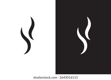 Aromas vaporize icons. Smells vector line icon set, hot aroma, stink or cooking steam symbols, smelling or vapor, smoking or odors signs