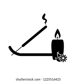 aromateraphy candle spa icon