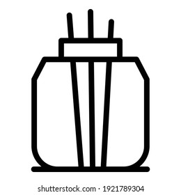 Aromatherapy air freshener icon. Outline aromatherapy air freshener vector icon for web design isolated on white background