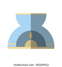 aromatherapy candle spa isolated icon vector illustration design