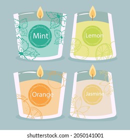 Aromatherapy concept. Ayurvedic, ayurveda design Alternative medical. Natural essence, extract herbs aromatic therapy. Essential aroma, oil herbal. Relax Aromatherapy clipart. Vector illustration.