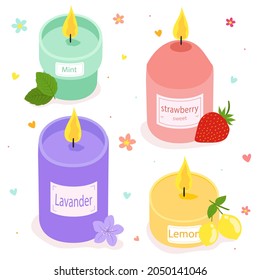 Aromatherapy concept. Ayurvedic, ayurveda design Alternative medical. Natural essence, extract herbs aromatic therapy. Essential aroma, oil herbal. Relax Aromatherapy clipart. Vector illustration.