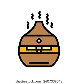 aromatherapy diffuser recovery wellness color icon vector. aromatherapy diffuser recovery wellness sign. isolated symbol illustration