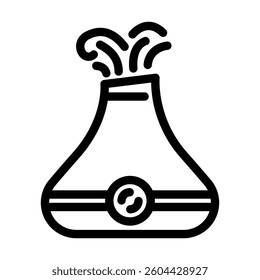 aromatherapy diffuser recovery wellness line icon vector. aromatherapy diffuser recovery wellness sign. isolated contour symbol black illustration