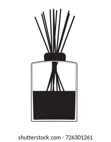 Aromatherapy diffuser with reeds