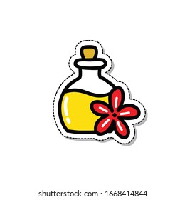 icono del doodle aromaterapia, ilustración vectorial