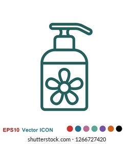 Aromatherapy icon, accessory for aromatherapy. Concept illustration for web site