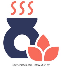Aromatherapy Icon Element For Design And Vector