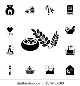 aromatherapy icon. SPA icons universal set for web and mobile