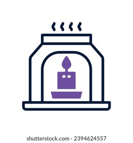 aromatherapy icon. vector dual tone icon for your website, mobile, presentation, and logo design.