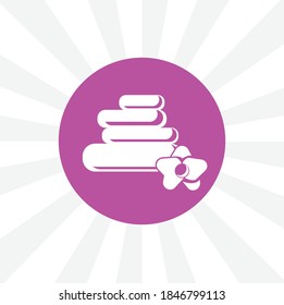 aromatherapy isolated simple solid vector icon