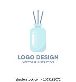 aromatherapy reed diffuser vector icon