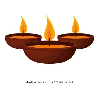 aromatherapy set candles icons