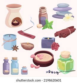 Aromatherapy set to create a magical mood will decorate your projects