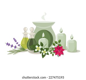 Aromatherapy still life