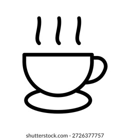 Ícone aromático de café definido para cafés, bebidas, cafés e design de IU de alimentos e bebidas
