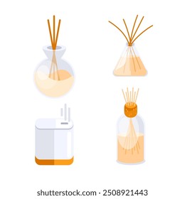 Aromatic diffusers and electronic air freshener spreading fragrance and eliminating unpleasant odors