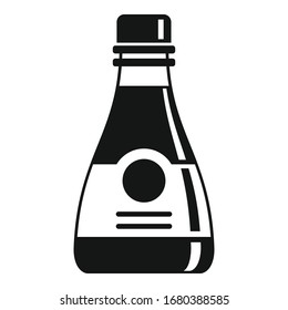 Aromatic soy bottle icon. Simple illustration of aromatic soy bottle vector icon for web design isolated on white background