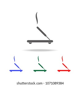 aromatic stick icon. Elements of Indian culture multi colored icons. Premium quality graphic design icon. Simple icon for websites, web design, mobile app, info graphics on white background