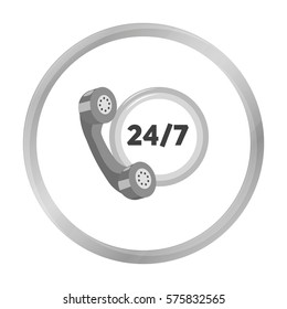 Around the clock icon of vector illustration for web and mobile