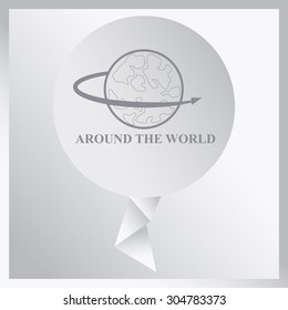 Around the world icon