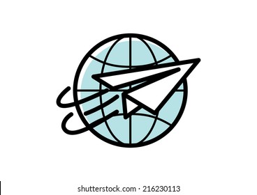 Around The World Vector Logo