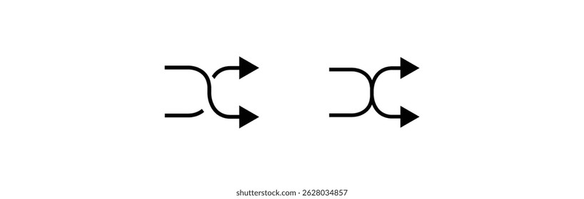 arow set icon vector for web design. Illustration vector graphic a set of arrow icons