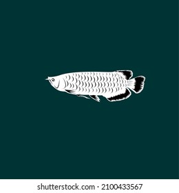 Arowana Fish Logo, Creative Arowana fish logo design concepts, icon symbol, illustration, EPS 10