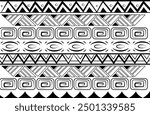 Arowe, West New Britain, Papua New Guinea, Pacific Tribal Pattern Design