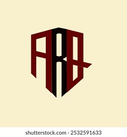 Logotipo de letra criativa minimalista ARQ. ARQ vetor exclusivo iniciais alfabeto letra logotipo design
